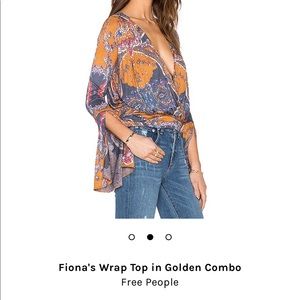 Free People Fionas Wrap Top
